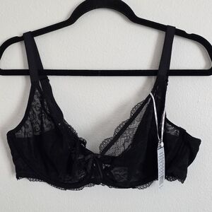 Freya Black Lace Underwire Bra